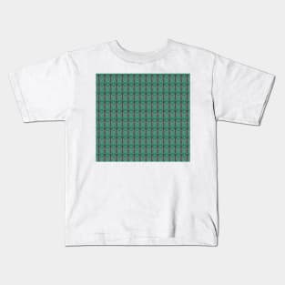 Arts and Crafts Geometric Bee Pattern #2 Kids T-Shirt